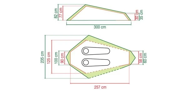 Coleman Cobra 2 Berth Person Man Festival Camping Tent - Small Pack Size 205499 4 Coleman Cobra 2 Berth Person Man Festival Camping Tent - Small Pack Size 205499 - Image 4