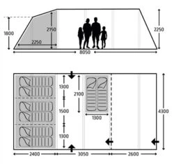 Kampa Studland 8 AIR 9120002016 -CampGear Universe 32941 1
