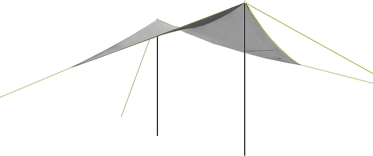 Portal Outdoor Green/Silver Mesa Tarp Awning 3.5mx3.5m PT-TN-MESA-GN 2 Portal Outdoor Green/Silver Mesa Tarp Awning 3.5mx3.5m PT-TN-MESA-GN - Image 2
