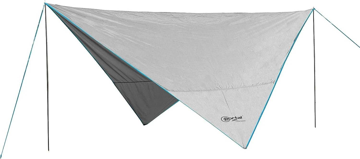 Portal Outdoor Blue/Silver Mesa Tarp Awning 3.5mx3.5m PT-TN-MESA-BL 4 Portal Outdoor Blue/Silver Mesa Tarp Awning 3.5mx3.5m PT-TN-MESA-BL - Image 4