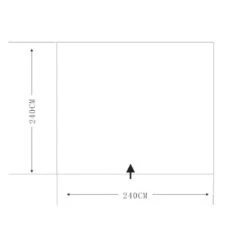 Maypole MP9517 Pop Up Screen House (4) -CampGear Universe 9517 drawing2