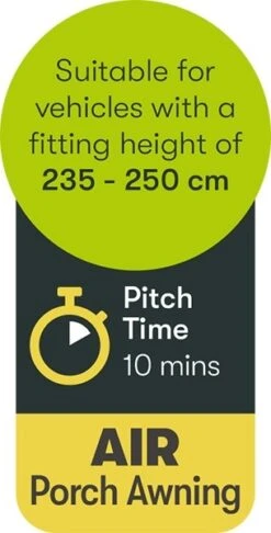 Quest Falcon Air 260 Porch Awning A3501A -CampGear Universe a3501a 9 midsize