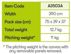 Quest Falcon Inflatable Air 390 Porch Awning A3503A 14 Quest Falcon Inflatable Air 390 Porch Awning A3503A -CampGear Universe a3503a 10 midsize
