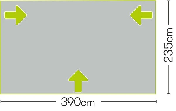 Quest Falcon Inflatable Air 390 Porch Awning A3503A 5 Quest Falcon Inflatable Air 390 Porch Awning A3503A - Image 5