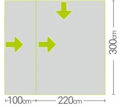Quest Condor Air 320 (Main Unit) Drive Away Awning A3518A -CampGear Universe a3518a 7 midsize 1