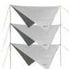 Portal Outdoor Orange/Silver Mesa Tarp Awning 3.5mx3.5m PT-TN-MESA-OR