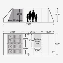 Dometic Ascension FTX 401 AIR 9120001465 PACKAGE INC CARPET & FOOTPRINT 9 Dometic Ascension FTX 401 AIR 9120001465 PACKAGE INC CARPET & FOOTPRINT -CampGear Universe dometic ftx ascension401fp 1 1