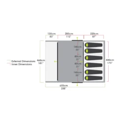 Zempire Evo TXL V2 6 Person Inflatable Tent 2023 ZE-0197001-003 -CampGear Universe evo txl v2 0197001 002 web simplified floorplan ss22 1 1