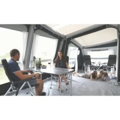 Isabella AIR Cirrus North 400 Inflatable ALL-Season Awning 2023 -CampGear Universe isabellacirrusairinterior compressor