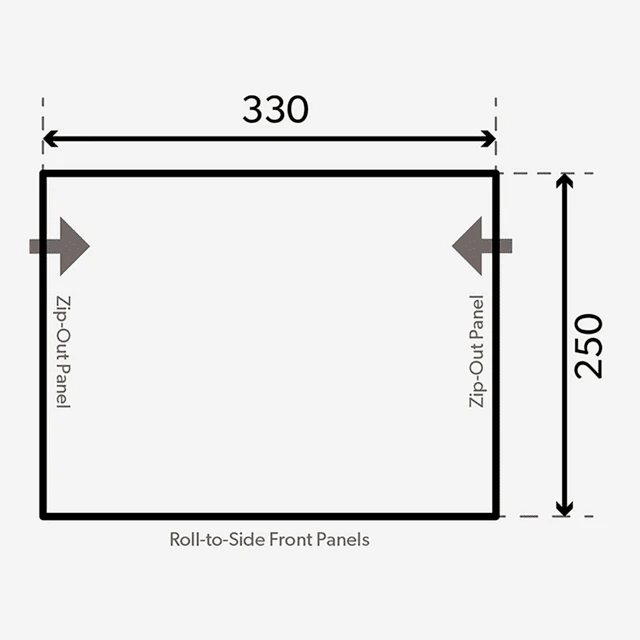 Kampa Dometic Rally AIR Pro 330 XXL Inflatable Static Awning CE7208 9120000096 3 Kampa Dometic Rally AIR Pro 330 XXL Inflatable Static Awning CE7208 9120000096 - Image 3
