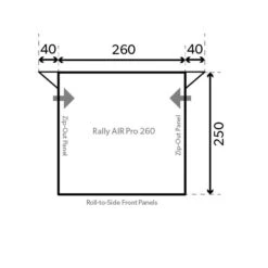 Dometic (Kampa) Rally Pro 260 AW0006 9120000035 -CampGear Universe kampadometicrallyairpro260 2020fp compressor 2