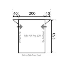 Dometic (Kampa) Rally Pro 200 AW0005 9120000036 2022 -CampGear Universe kampadometicrallyairpro 200fp compressor 2