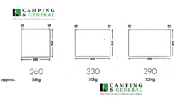 Telta Pure 260 Inflatable Caravan/Motorhome Awning AW0001 -CampGear Universe pure