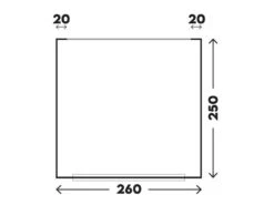 Telta Pure 260 Inflatable Caravan/Motorhome Awning AW0001 -CampGear Universe pure 260