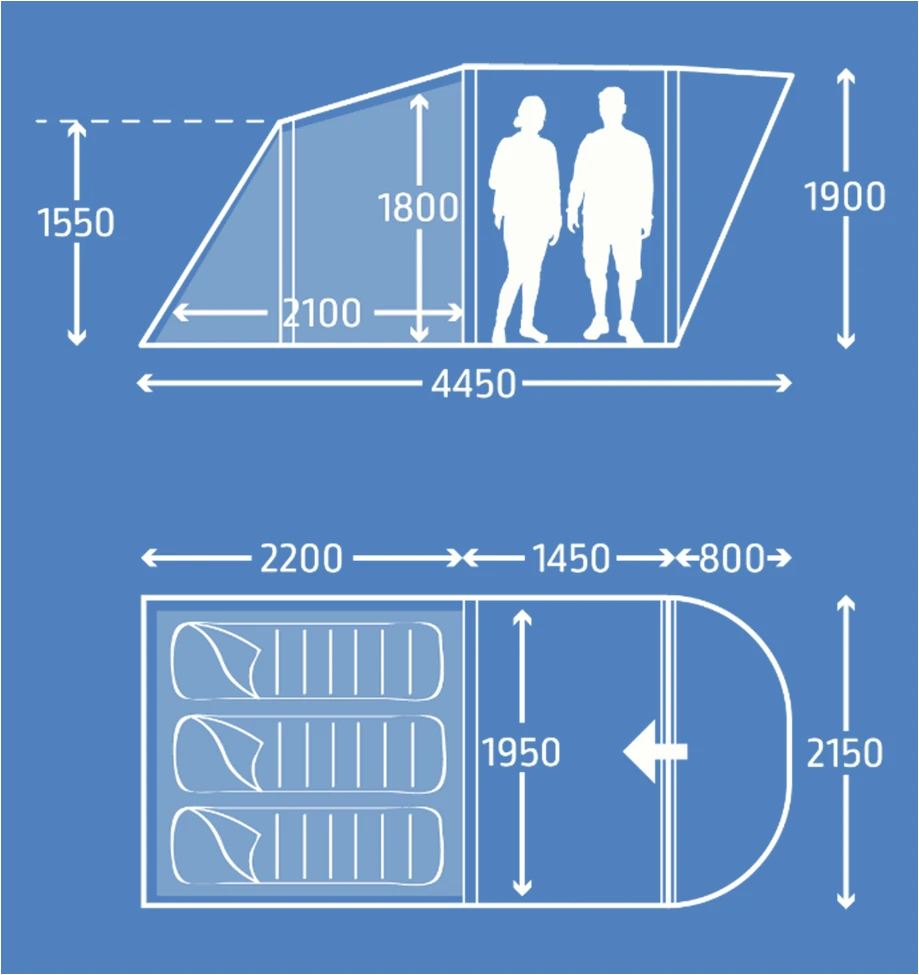 Kampa Brean 3 AIR 9120001256 1 Kampa Brean 3 AIR 9120001256