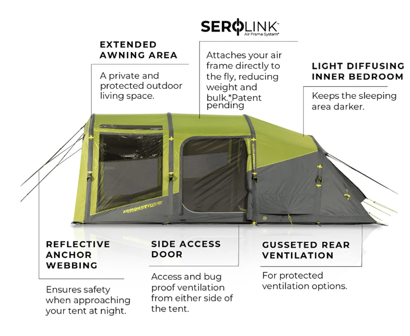 Zempire Evo TM V2 4 Person Inflatable Tent 2023 ZE-0197003-003 3 Zempire Evo TM V2 4 Person Inflatable Tent 2023 ZE-0197003-003 - Image 3