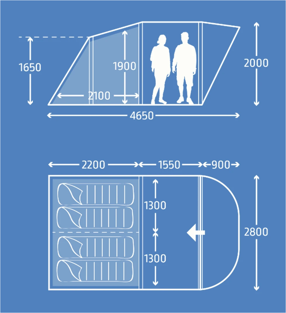 Kampa Brean 4 AIR 9120001255 1 Kampa Brean 4 AIR 9120001255