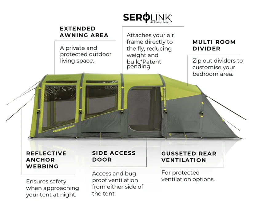 Zempire Evo TL V2 5 Person Inflatable Tent 2023 ZE-0197002-003 3 Zempire Evo TL V2 5 Person Inflatable Tent 2023 ZE-0197002-003 - Image 3