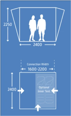 Kampa Tailgater SUV MPV Driveaway Awning 9120001231 5 Kampa Tailgater SUV MPV Driveaway Awning 9120001231 -CampGear Universe s l500 1 18