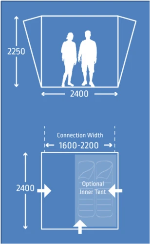Kampa Tailgater SUV MPV Driveaway Awning 9120001231 3 Kampa Tailgater SUV MPV Driveaway Awning 9120001231 - Image 3