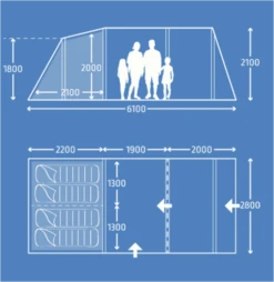 Kampa Hayling 4 AIR 9120001254