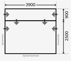 Dometic Rally AIR PRO 390 Motorhome DA DRIVEAWAY Awning 9120001139 2023