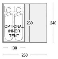 SunnCamp Ultima Versara 260 Poled SF1912 -CampGear Universe sunncampversara260fp